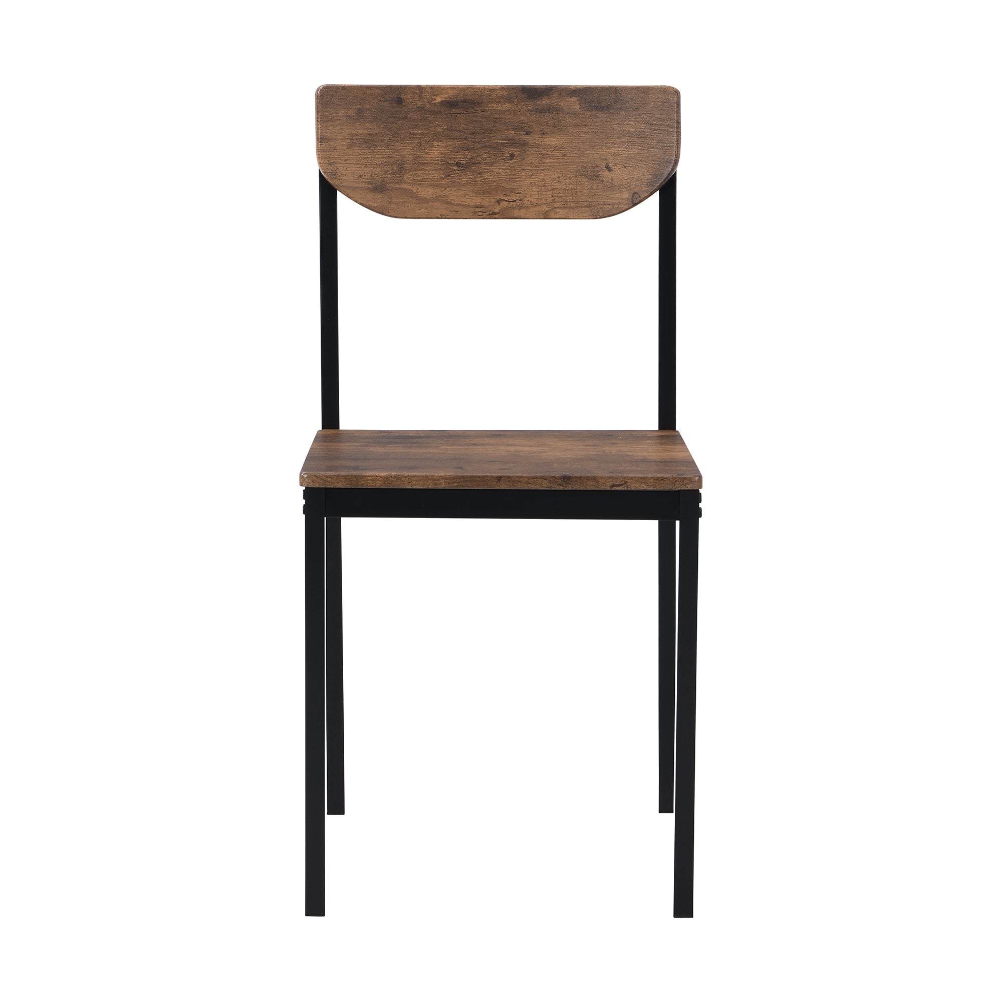 Modern 3-Piece Round Dining Table Set with Drop Leaf and 2 Chairs for