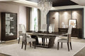 98.5inches X 43.5inches X 30inches Wenge Dining Table and 6Pcs Chair