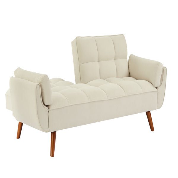 LuneluX – Adjustable Linen Sofa Chair (Beige)