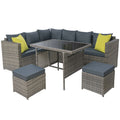 Gardeon Outdoor Furniture Patio Set Dining Sofa Table Chair Lounge