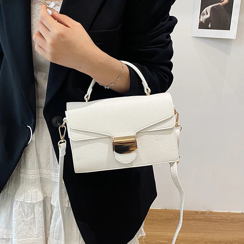 Black Handbags Classic Bags Designer Crossbody Bag Pu Leather Small Messenger Bag Women's Shoulder Bag Bolsa Feminina Flap Purse