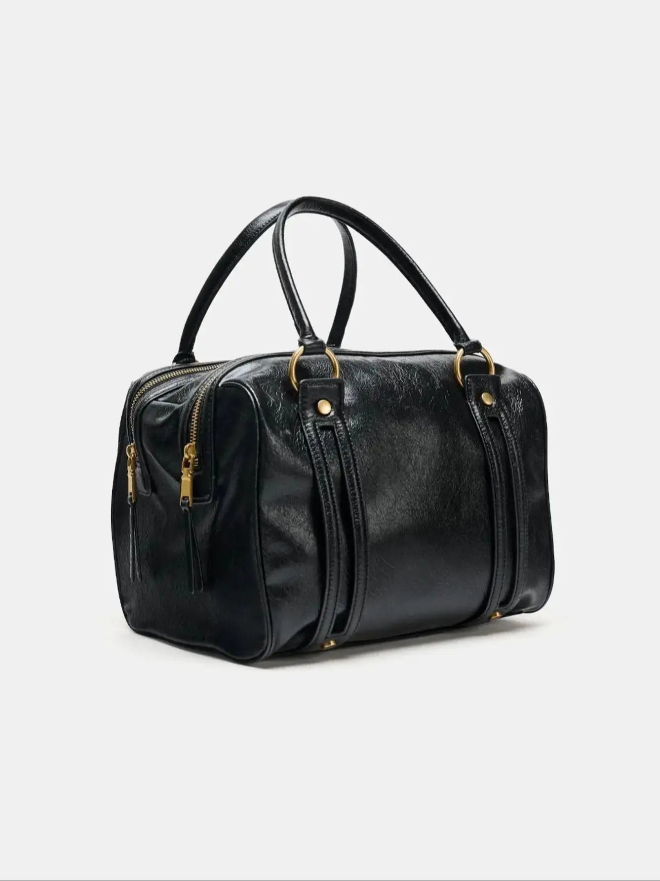 Lady's handbag - Boston bucket bag - single shoulder top handbag - designer crossbody bag - multi-pocket crossbody bag - designe