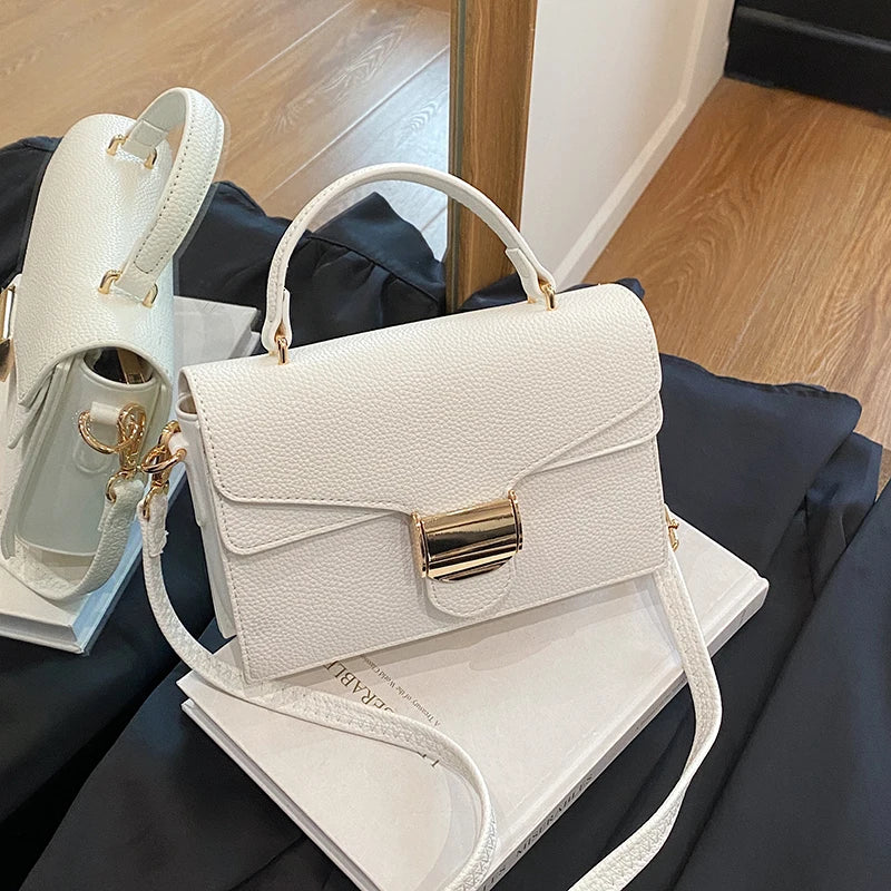 Black Handbags Classic Bags Designer Crossbody Bag Pu Leather Small Messenger Bag Women's Shoulder Bag Bolsa Feminina Flap Purse