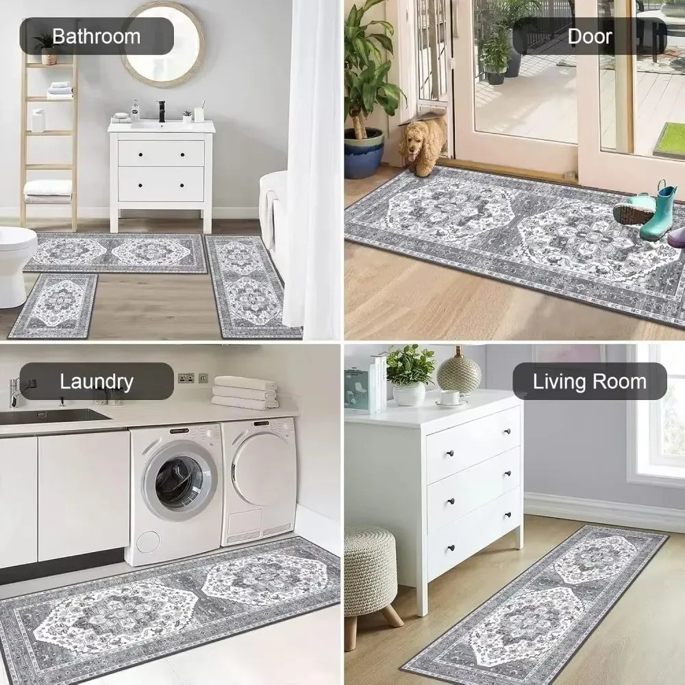 Carpet for Kitchen Floor Mat Waterproof Home Decoration Rug Anti-slip Long Foot Mats Alfombra Vinilicas Cocina  Kitchen Mat