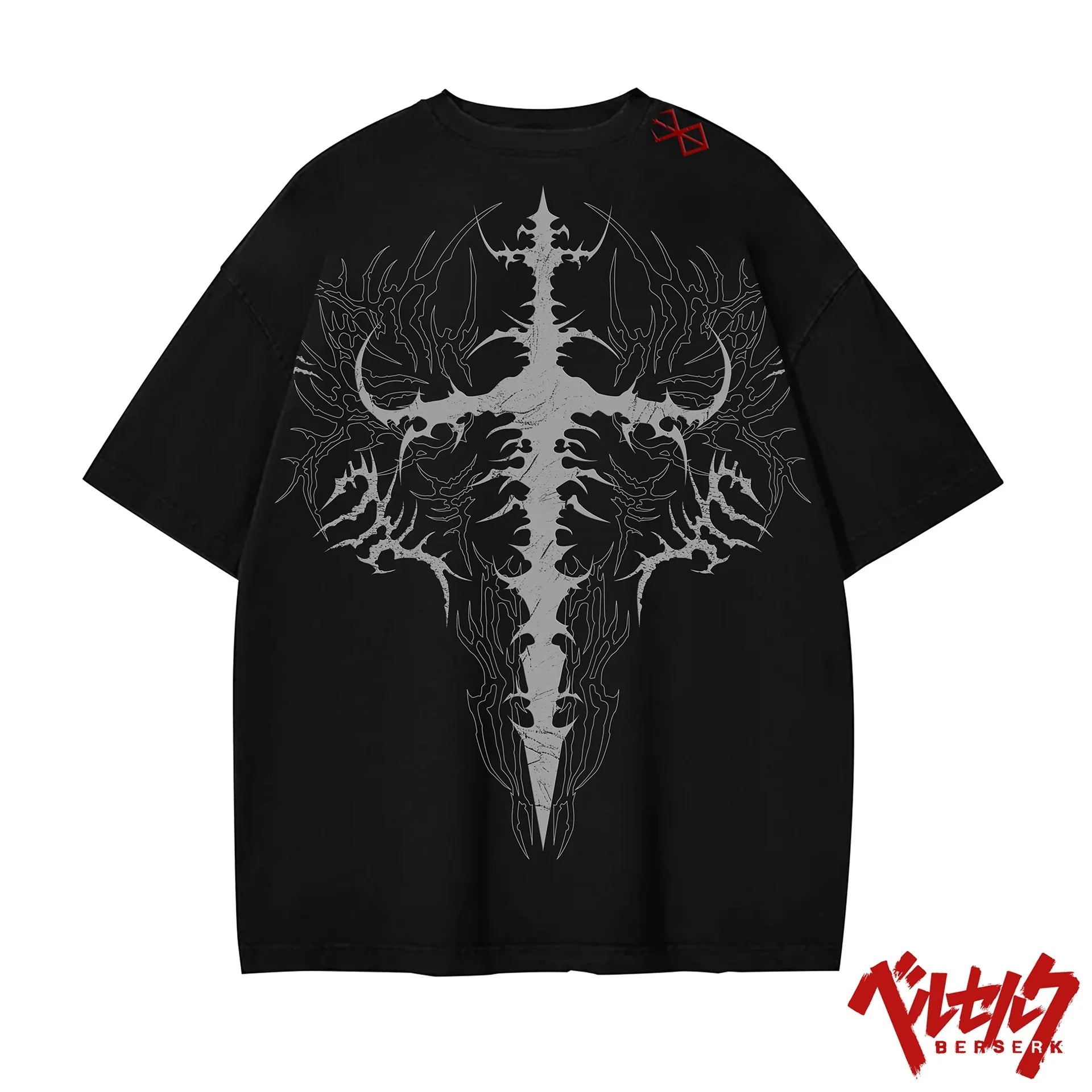 Unisex T shirt Men Women Dark Oversized Cotton Tee Skull Print Workout Gym Top Streetwear Fitness Clothing Alternative Fashion