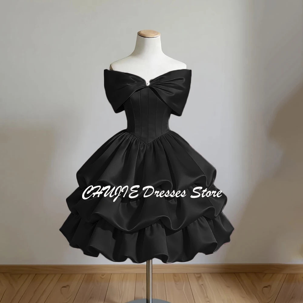 Tiered Graduation Dress Hot Sale Homecoming Dresses For Teen Customized Sweet 15 16 Mini Evening Prom Gowns платье на выпускной