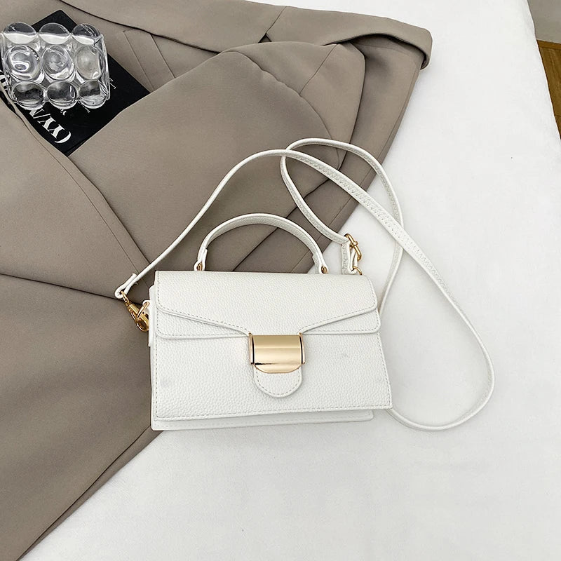 Black Handbags Classic Bags Designer Crossbody Bag Pu Leather Small Messenger Bag Women's Shoulder Bag Bolsa Feminina Flap Purse