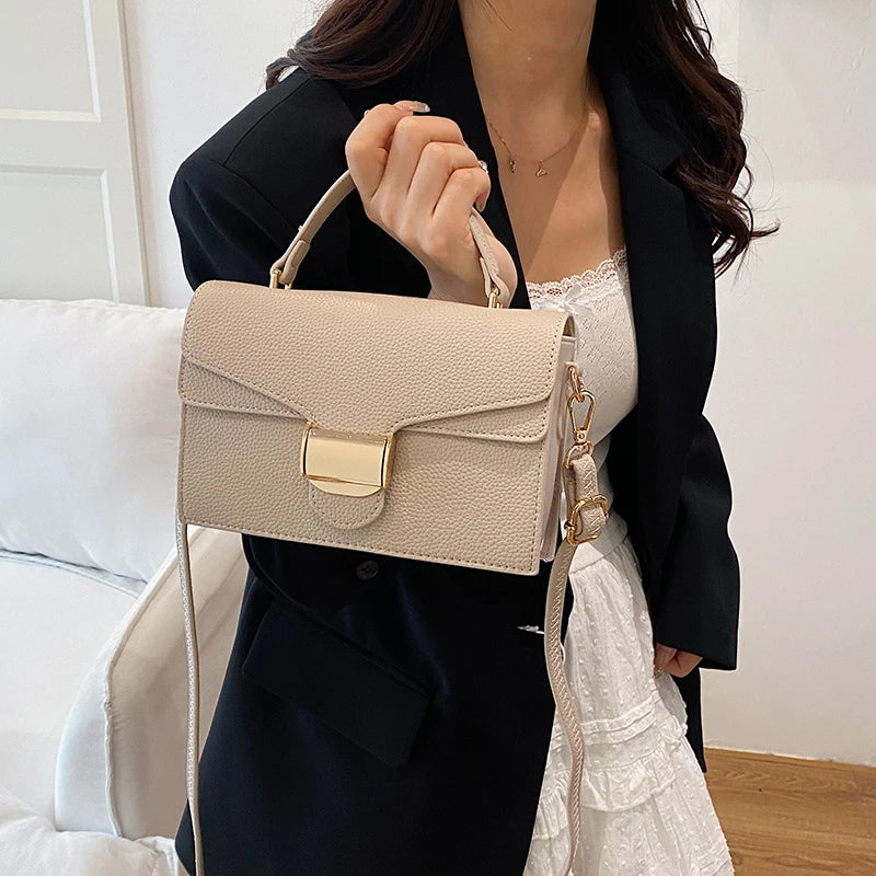 Black Handbags Classic Bags Designer Crossbody Bag Pu Leather Small Messenger Bag Women's Shoulder Bag Bolsa Feminina Flap Purse