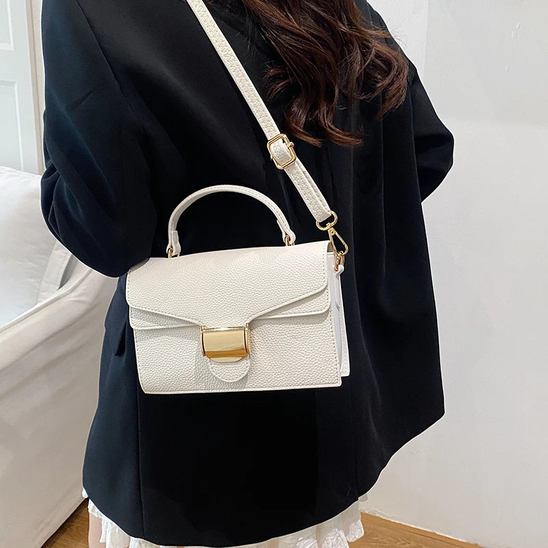 Black Handbags Classic Bags Designer Crossbody Bag Pu Leather Small Messenger Bag Women's Shoulder Bag Bolsa Feminina Flap Purse