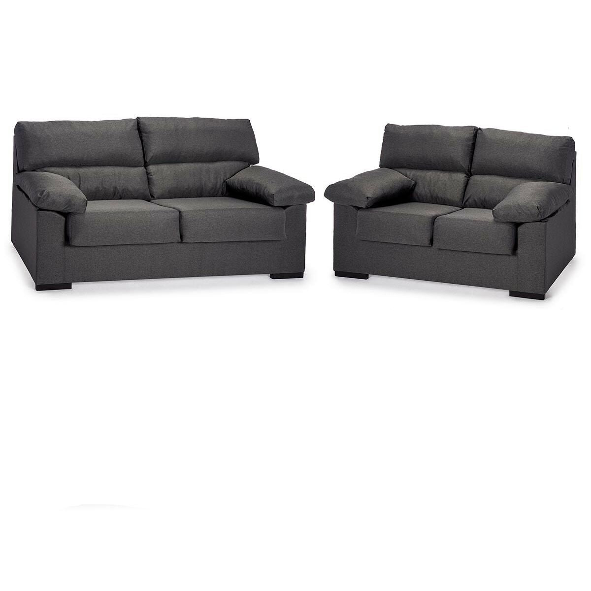 Set Berlin Sofa Pine Dark grey (2 pcs)