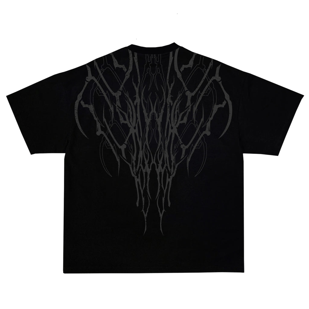 Unisex T shirt Men Women Dark Oversized Cotton Tee Skull Print Workout Gym Top Streetwear Fitness Clothing Alternative Fashion