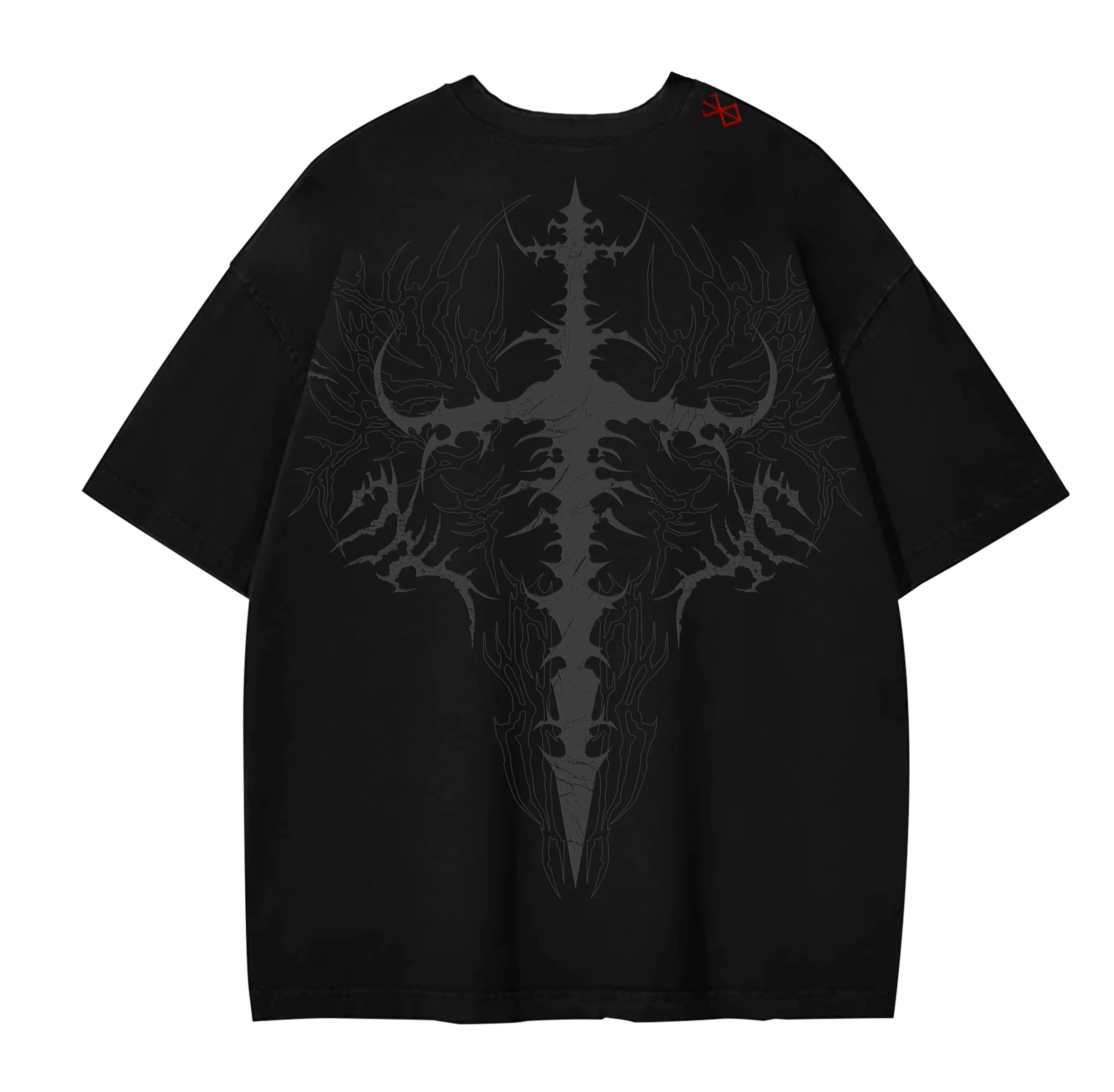 Unisex T shirt Men Women Dark Oversized Cotton Tee Skull Print Workout Gym Top Streetwear Fitness Clothing Alternative Fashion