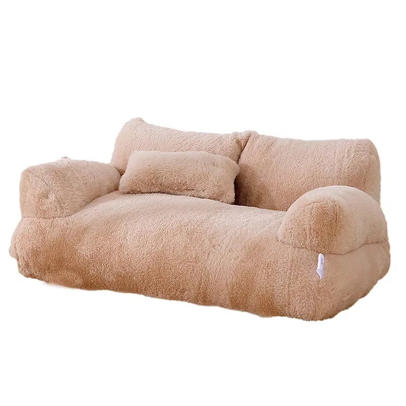 Luxury Cat Bed Super Soft Warm Pet Sofa for Small Dogs Cats Detachable Washable Non-slip Kitten Puppy Sleeping Bed Pet Supplies