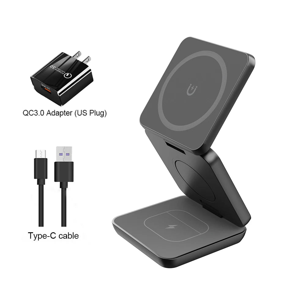 Wireless Charger for iPhone 3 in 1