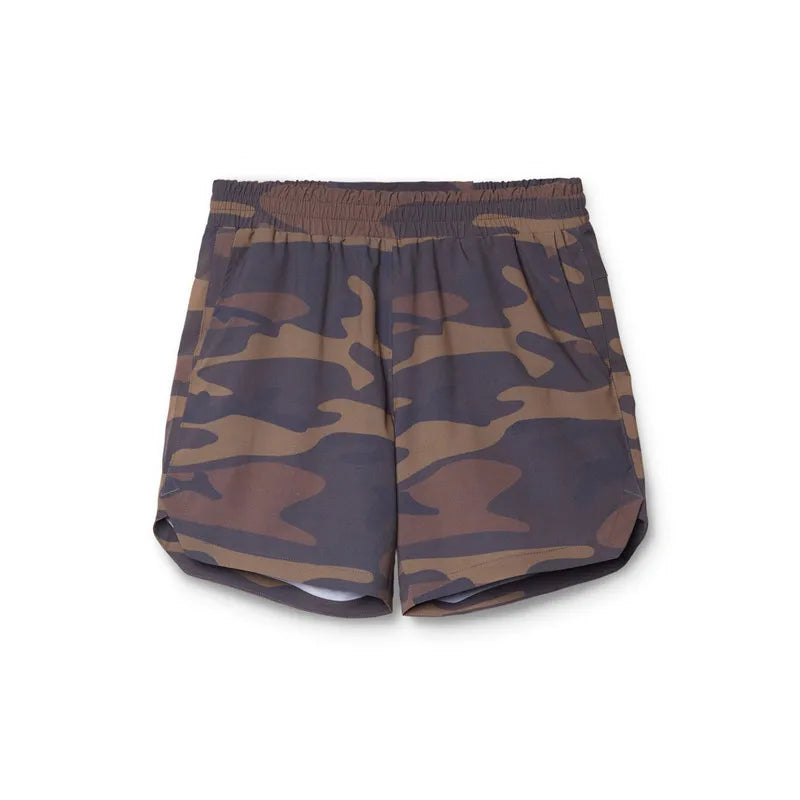 Summer New Gym Jogging Exercise Shorts Men's Sports Fitness Quick-drying Multiple pockets Running Shorts Men Casual Shorts