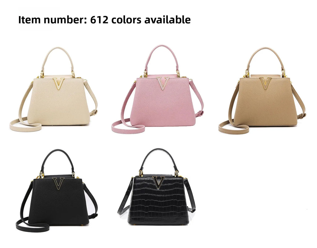 Women's handbag, new fashion versatile bucket bag, high-end bag, large-capacity commuter crossbody bag for women