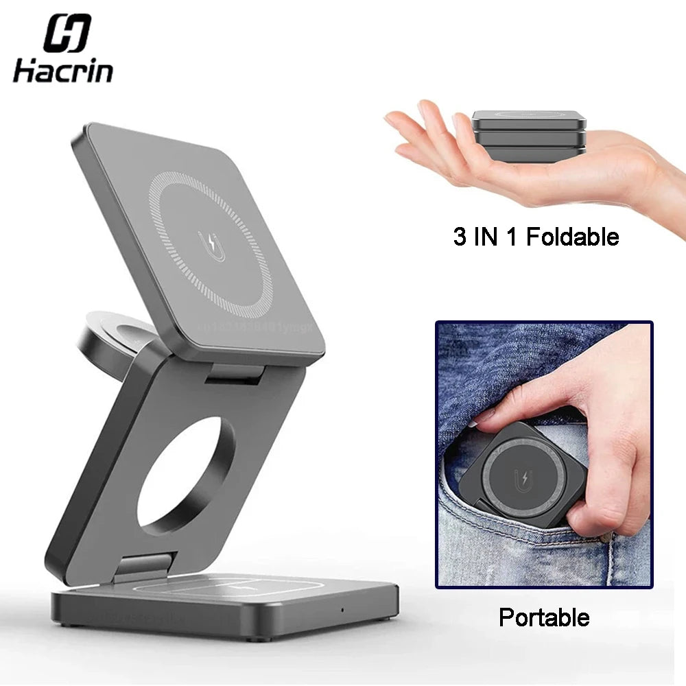 Wireless Charger for iPhone 3 in 1
