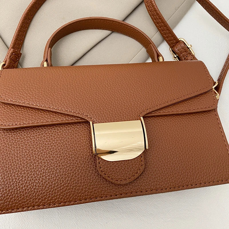 Black Handbags Classic Bags Designer Crossbody Bag Pu Leather Small Messenger Bag Women's Shoulder Bag Bolsa Feminina Flap Purse