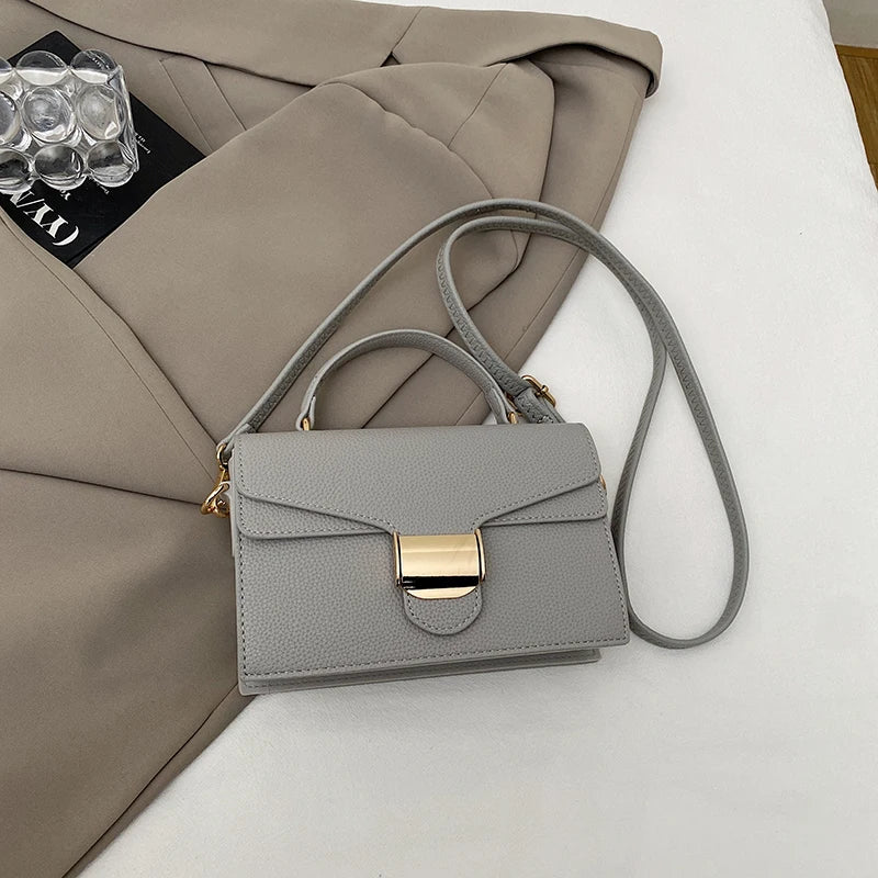 Black Handbags Classic Bags Designer Crossbody Bag Pu Leather Small Messenger Bag Women's Shoulder Bag Bolsa Feminina Flap Purse