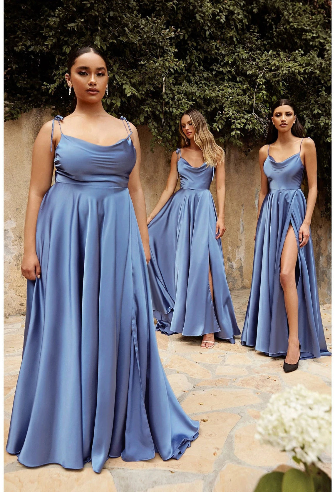 Elegant A Line Long Prom Dress For Women High Slit Backless Zipper Back Cocktail Party Formal Occasion Dresses Robe Soiree