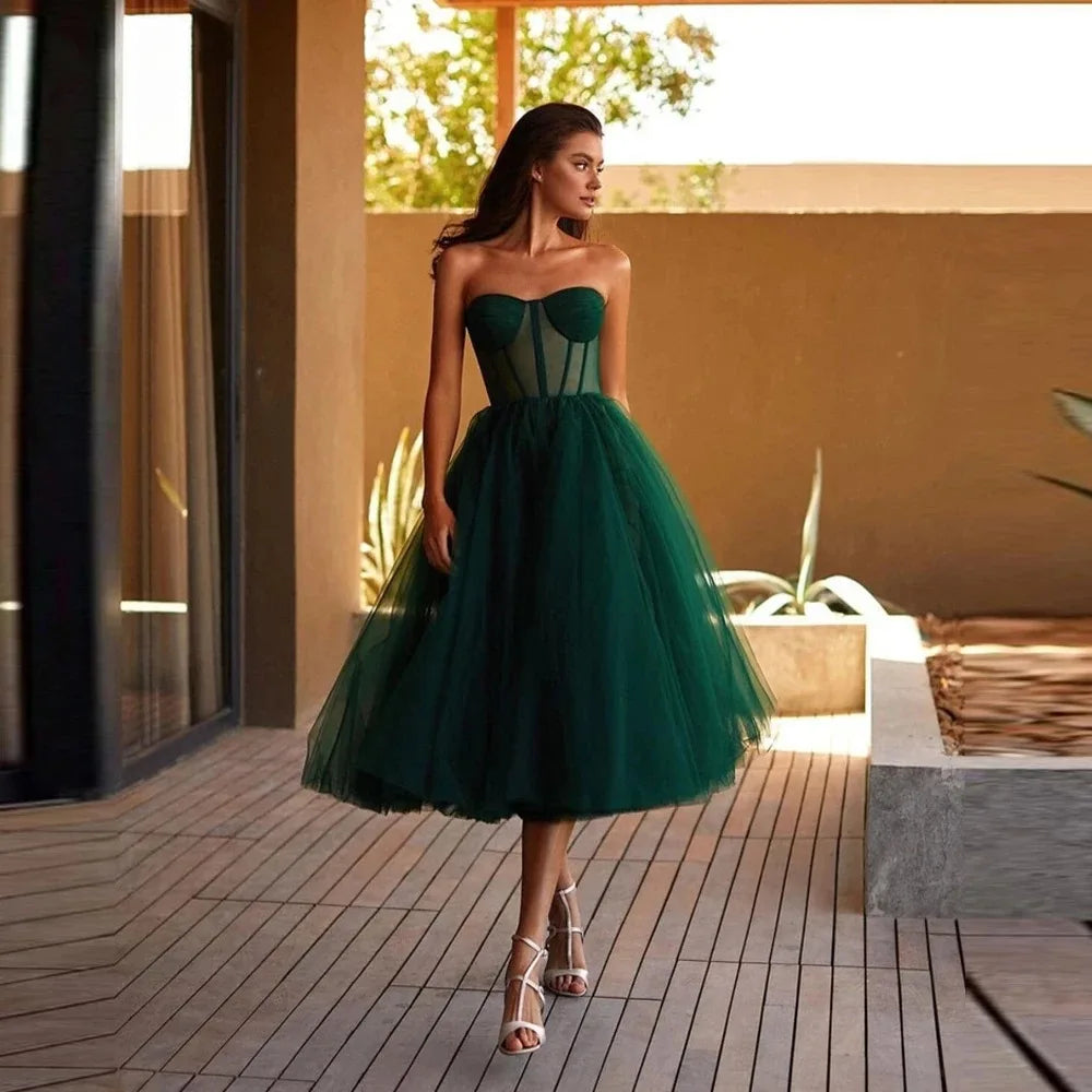 Sweetheart Prom Dresses Beach Evening Dresses New Design Party gown Simple Summer Evening Vestidos