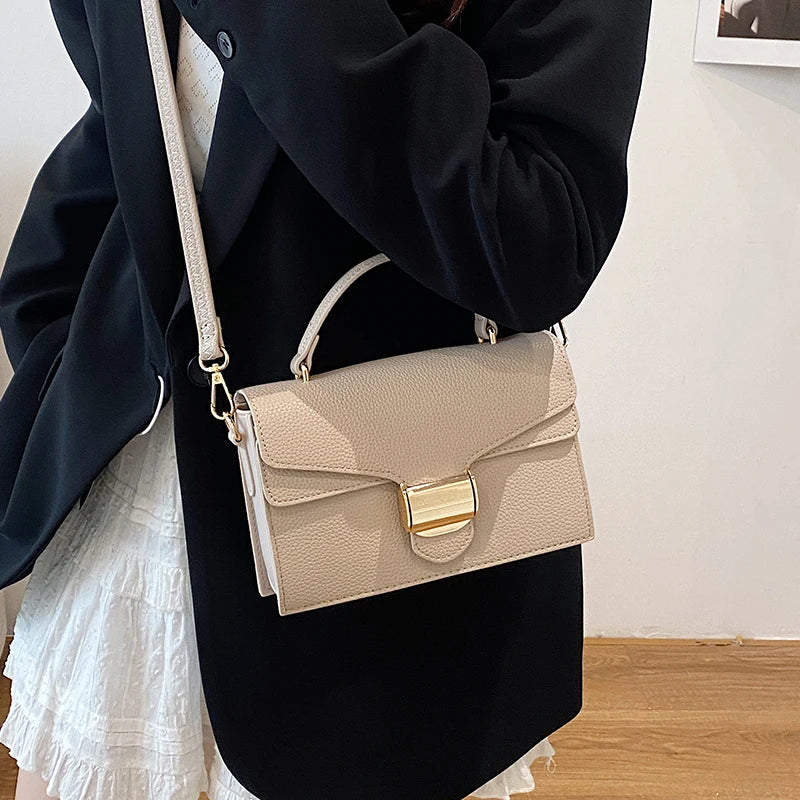 Black Handbags Classic Bags Designer Crossbody Bag Pu Leather Small Messenger Bag Women's Shoulder Bag Bolsa Feminina Flap Purse
