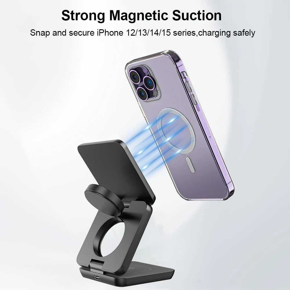 Wireless Charger for iPhone 3 in 1