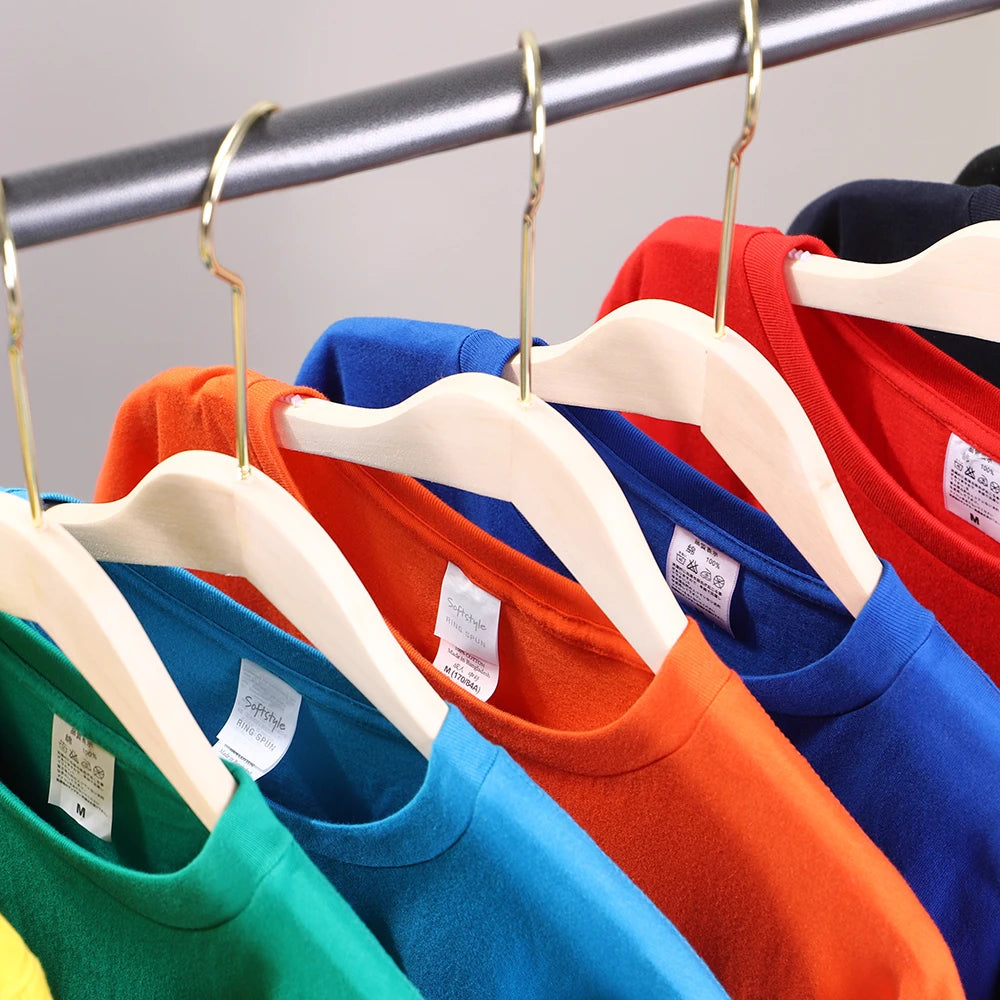 Swimming Colorful Jellyfish Print Mens Short Sleeve Japanese Harajuku O-Neck Tops All-math Oversize Vintage Man Cotton T-Shirts