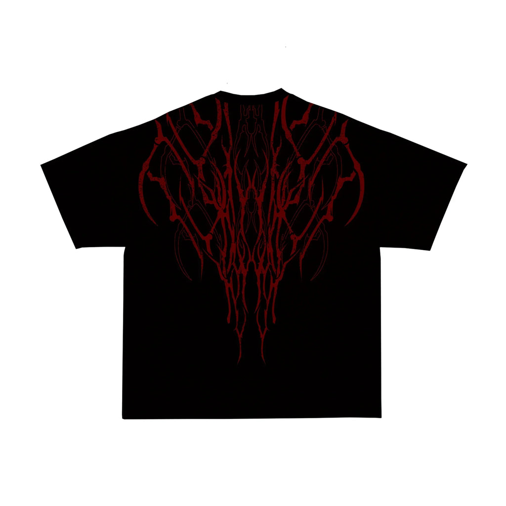 Unisex T shirt Men Women Dark Oversized Cotton Tee Skull Print Workout Gym Top Streetwear Fitness Clothing Alternative Fashion