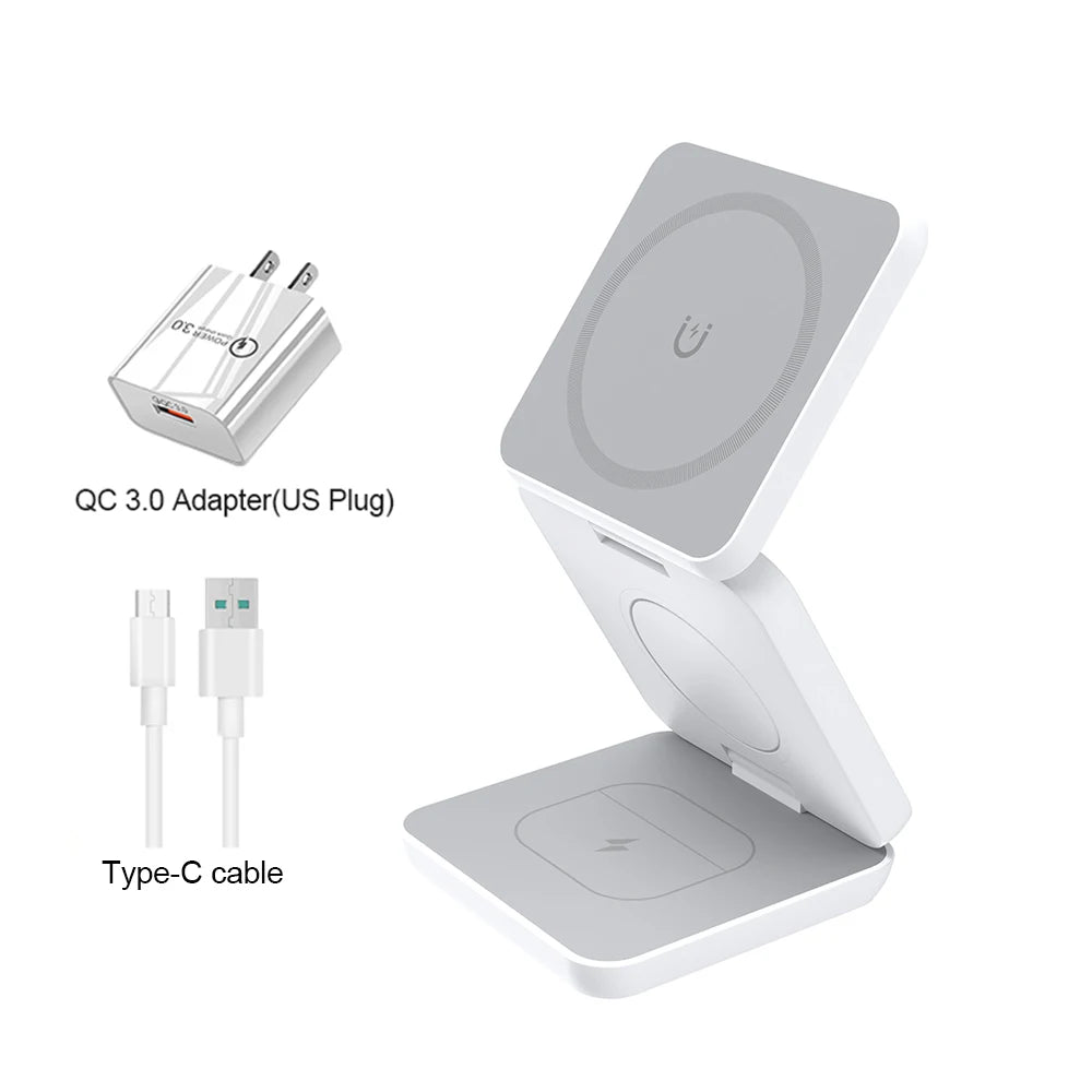 Wireless Charger for iPhone 3 in 1
