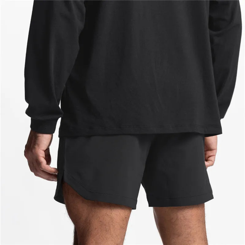 Summer New Gym Jogging Exercise Shorts Men's Sports Fitness Quick-drying Multiple pockets Running Shorts Men Casual Shorts
