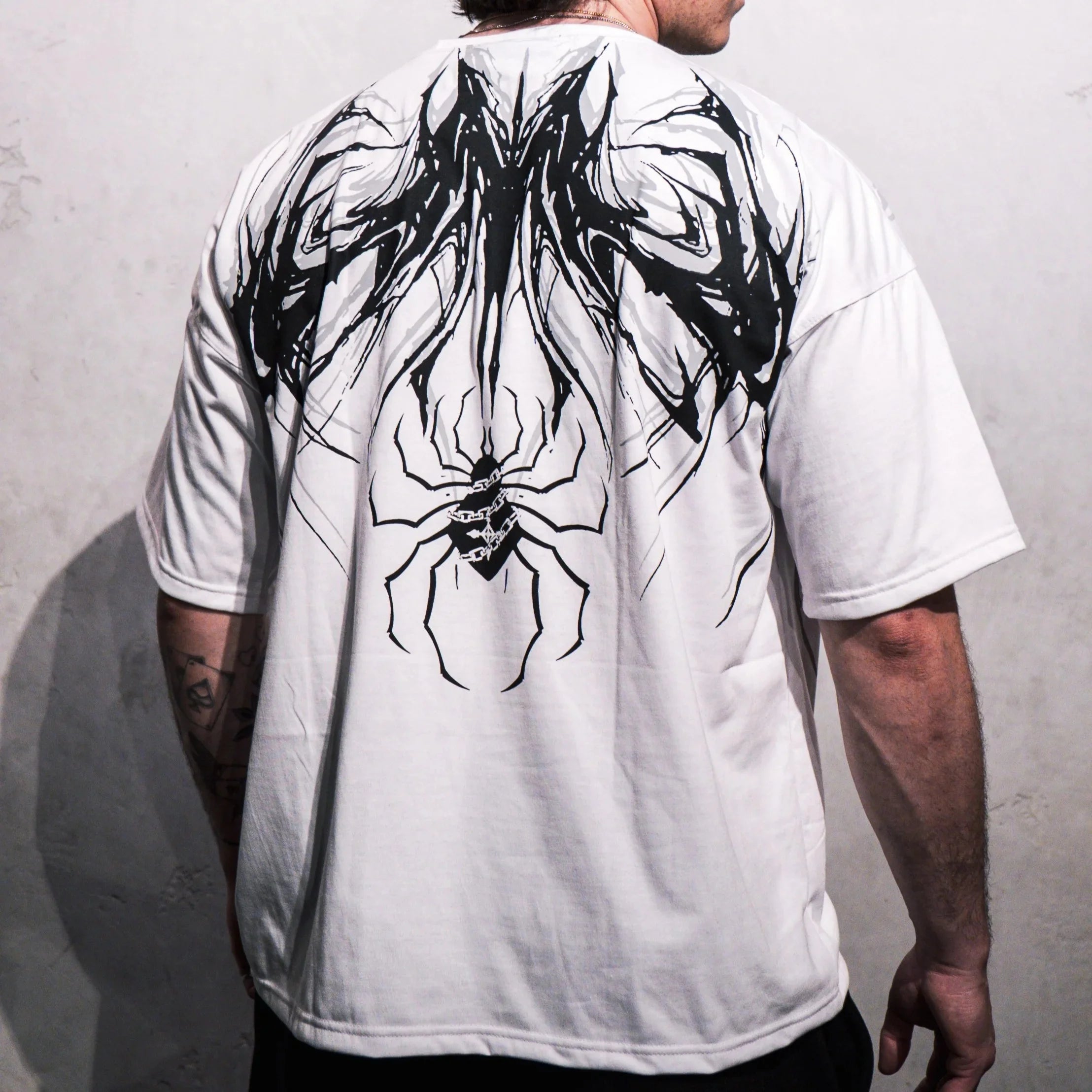 Unisex T shirt Men Women Dark Oversized Cotton Tee Skull Print Workout Gym Top Streetwear Fitness Clothing Alternative Fashion