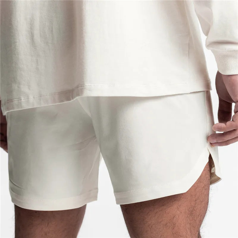 Summer New Gym Jogging Exercise Shorts Men's Sports Fitness Quick-drying Multiple pockets Running Shorts Men Casual Shorts