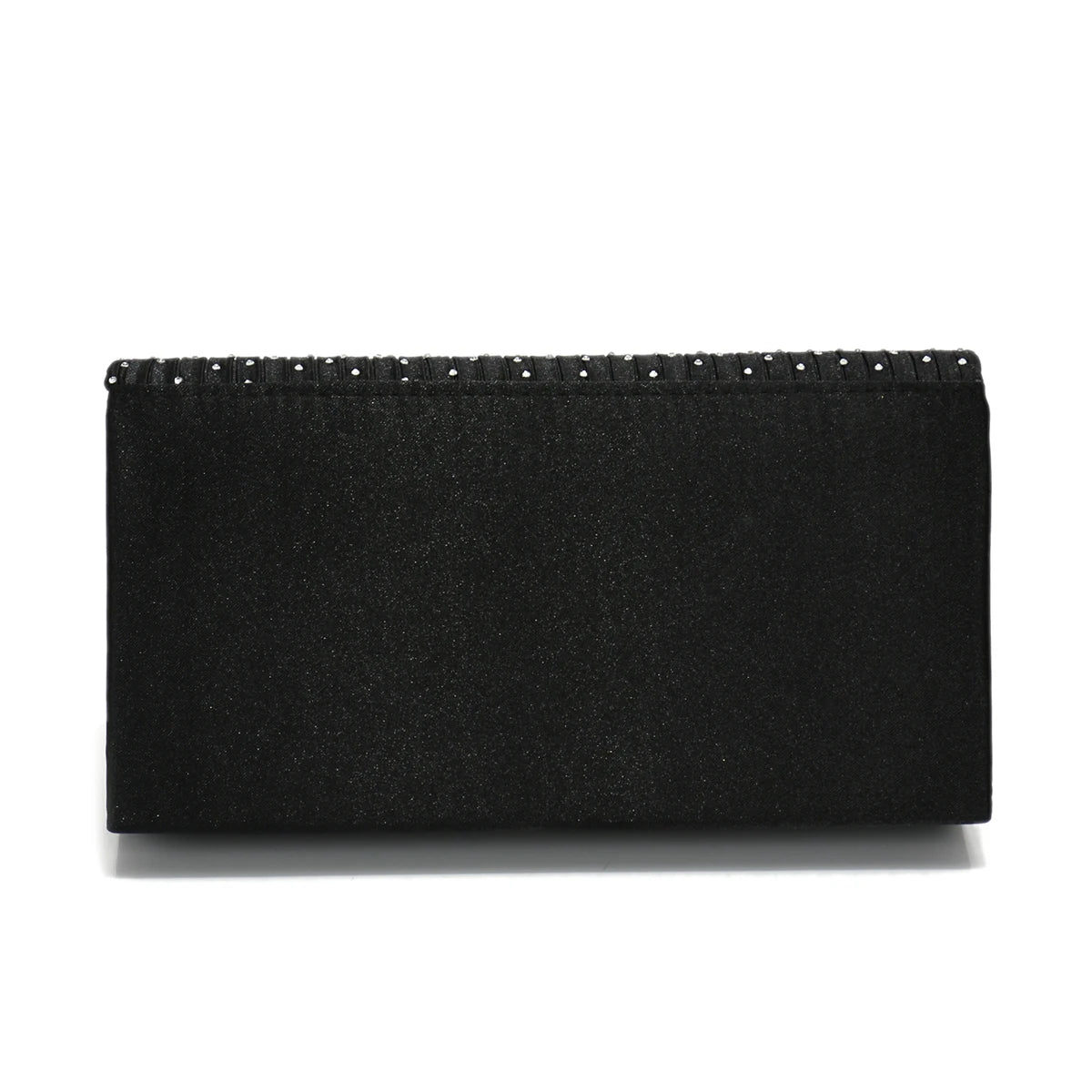 Rhinestones Women Evening Bags Small Envelope Design Handbags Satin Shoulder Chain Handbags Glitter Purple Color Cocktail Purse