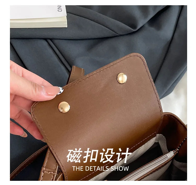Handheld Bucket Bag For Women Shoulder Crossbody Bag Fashion Large Capacity Trendy Versatile Compartment Underarm Letter Bag