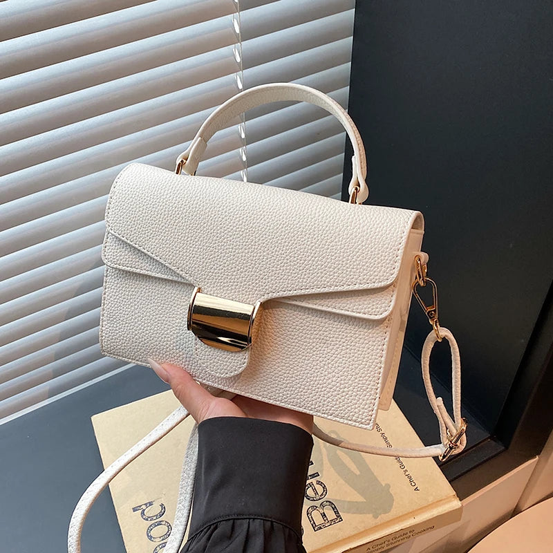 Black Handbags Classic Bags Designer Crossbody Bag Pu Leather Small Messenger Bag Women's Shoulder Bag Bolsa Feminina Flap Purse