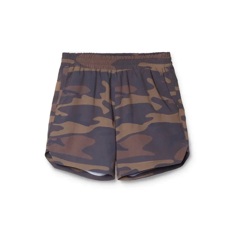 Summer New Gym Jogging Exercise Shorts Men's Sports Fitness Quick-drying Multiple pockets Running Shorts Men Casual Shorts