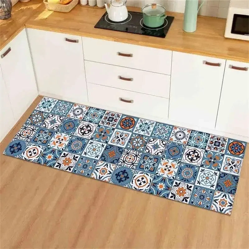 Carpet for Kitchen Floor Mat Waterproof Home Decoration Rug Anti-slip Long Foot Mats Alfombra Vinilicas Cocina  Kitchen Mat