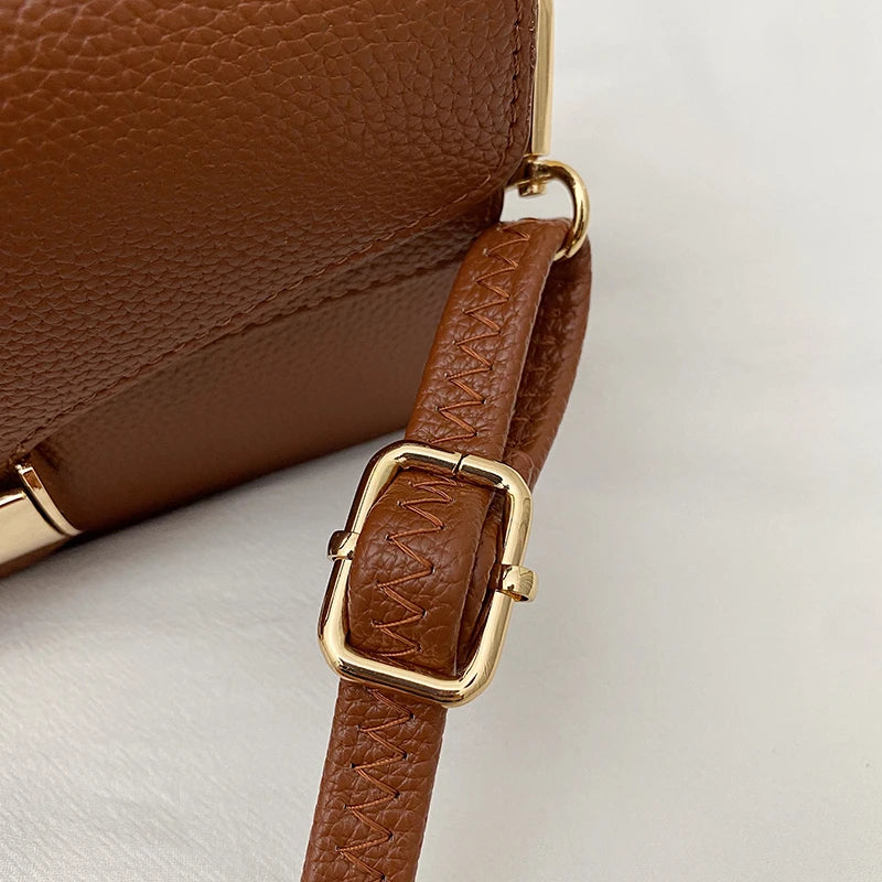 Black Handbags Classic Bags Designer Crossbody Bag Pu Leather Small Messenger Bag Women's Shoulder Bag Bolsa Feminina Flap Purse