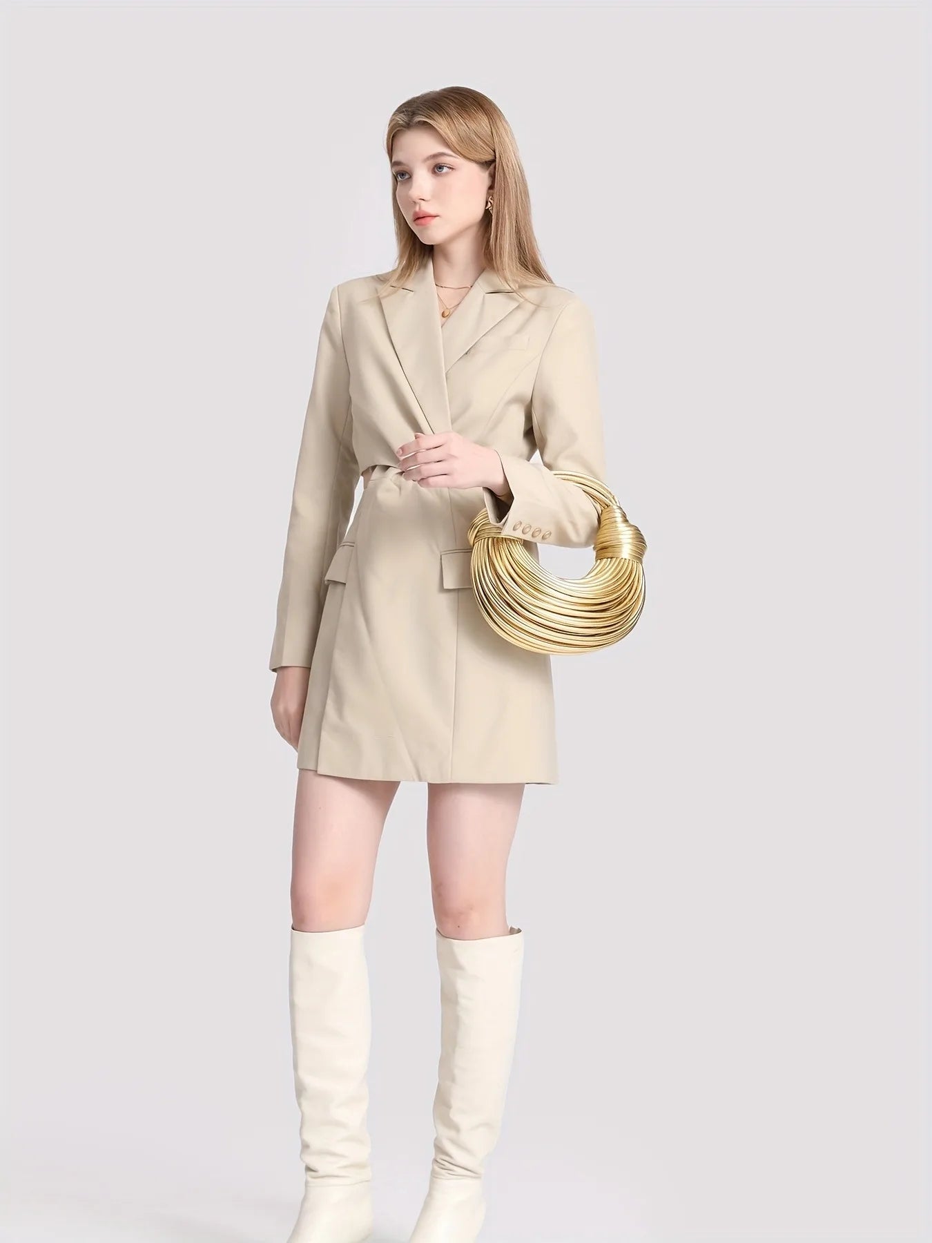 Handbags for Women 2025 New Gold Luxury Designer Brand Handwoven Noodle Bags Rope Knotted Pulled Hobo Silver Evening Clutch Chic