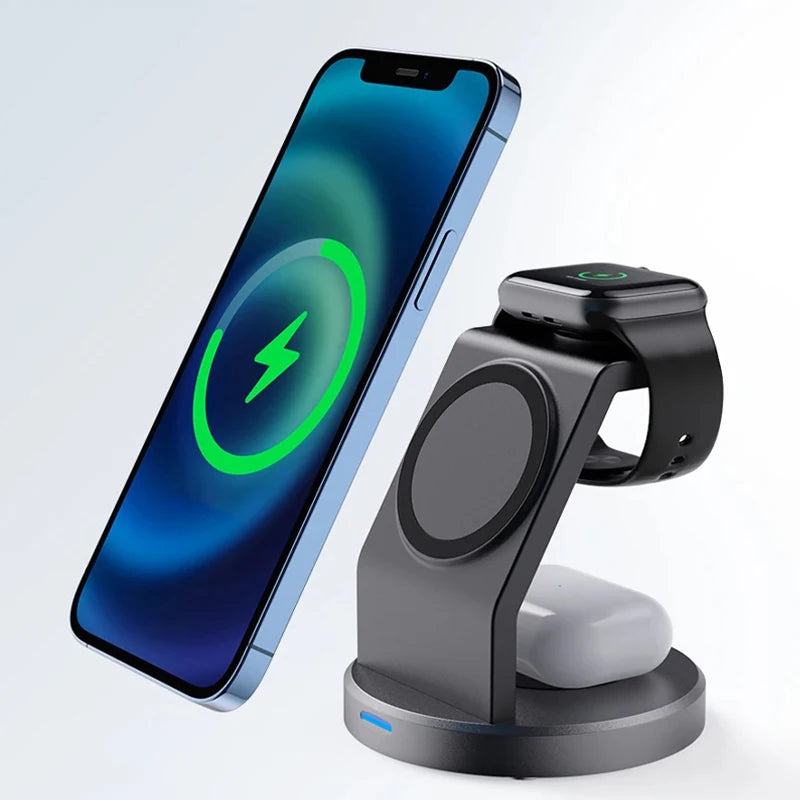 3 In 1 Wireless Charger Stand for IPhone 15-17