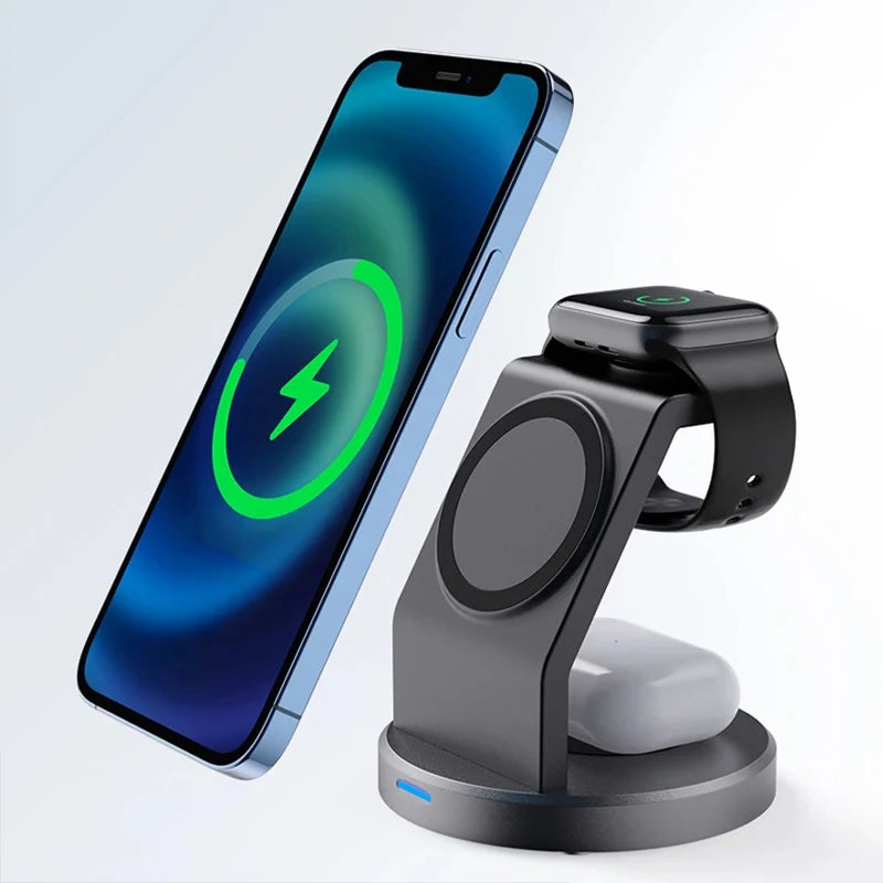 3 In 1 Wireless Charger Stand for IPhone 15-17