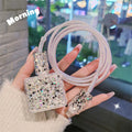 Glitter Pink Iphone Charger