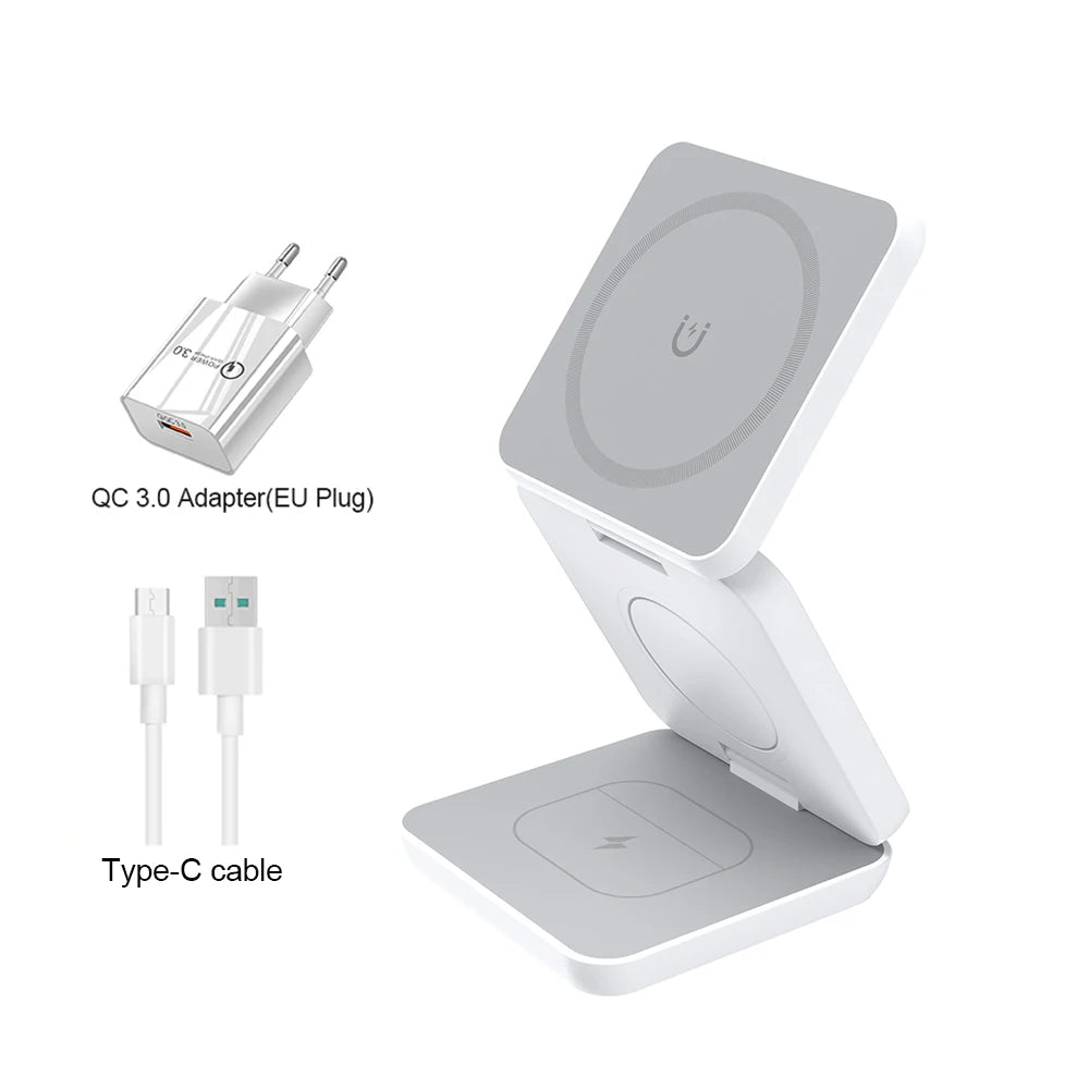 Wireless Charger for iPhone 3 in 1