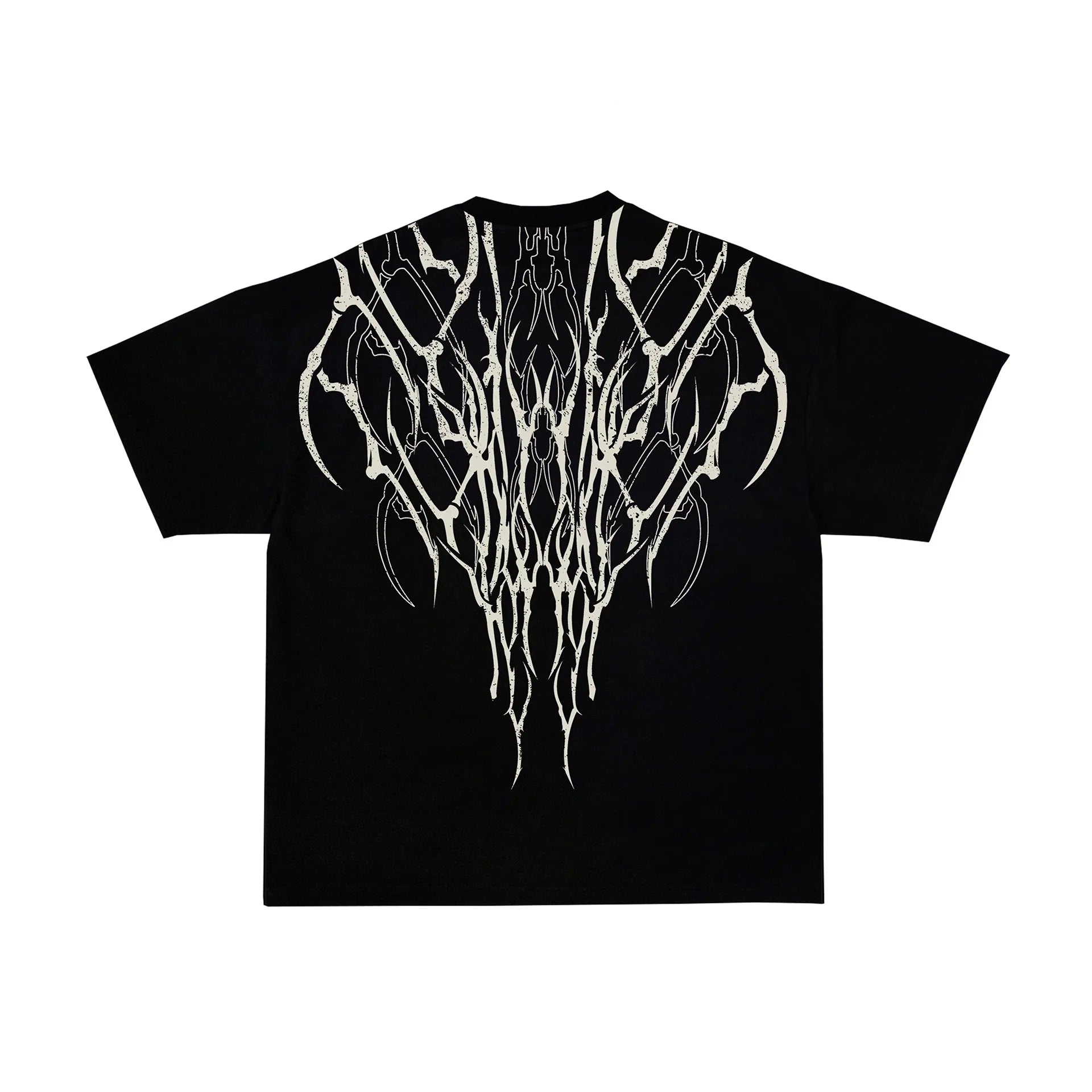 Unisex T shirt Men Women Dark Oversized Cotton Tee Skull Print Workout Gym Top Streetwear Fitness Clothing Alternative Fashion