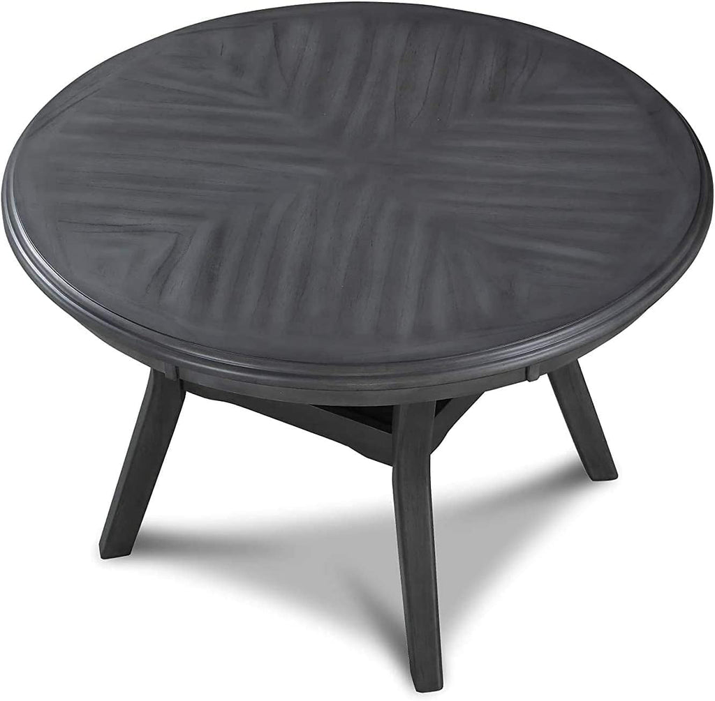Gray Round Dining Table And Chairs 5 Piece Dining Room Set